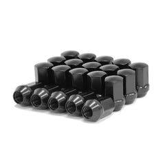 20" Replica Wheel DG12 Fits Dodge Charger SRT- Design One with lug nuts |Black - GM/Dodge/Jeep Factory Style - Set of 20 - 14x1.5mm - 7/8" Hex