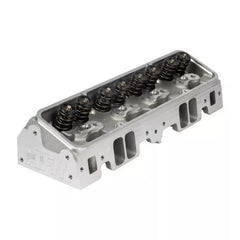 Cylinder Head, SBC Enforcer, Assembled, 2.050 / 1.600 in Valves, 198 cc Intake, 69 cc Chamber, 1.580 in Springs, Straight Plug, Aluminum, Small Block Chevy, Each
