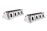 Cylinder Head, LS3 Mongoose, Assembled, 2.165 / 1.600 in Valves, 260 cc Intake, 69 cc Chamber, 1.270 in Springs, Angle Plug, Aluminum, GM LS-Series, Pair