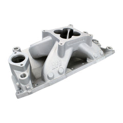 Intake Manifold, Eliminator Race, Square Bore, Single Plane, Aluminum, Natural, Small Block Chevy, Each