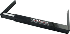 Stagger Gauge, Measures 65 in to 115 in, 1/4 in Increments, Square Tube Design, 1/4 in Thick Arms, Aluminum, Black Paint, Each