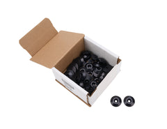 Countersunk Washer, Number 10 Hole, 1 in OD, 0.188 in Thick, Aluminum, Black Anodized, Set of 50