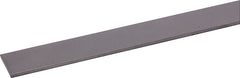 Flat Stock, 1.5 in Wide, 0.125 in Thick, 7.5 ft Long, Steel, Natural, Each