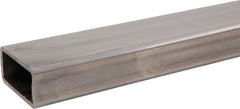 Steel Tubing, 2 x 3 in Rectangle, 0.083 in Wall Thickness, 7.5 ft Long, Steel, Natural, Each