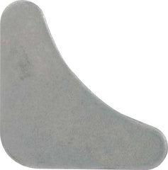 Gusset, Triangular, 1-7/8 x 1-7/8 in, 1/8 in Thick, Steel, Natural, Set of 100