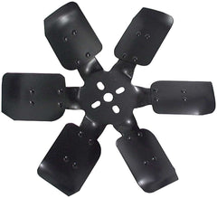 Mechanical Cooling Fan, 18 in Fan, 6 Blade, 5/8 in Pilot, Universal Bolt Pattern, Steel, Black Paint, Each