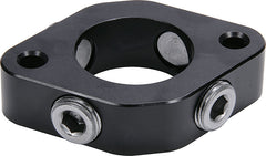 Water Neck Spacer, 1 in Thick, Four 1/2 in NPT Female Ports, O-Ring Seal, Aluminum, Black Anodized, Chevy V8, Each