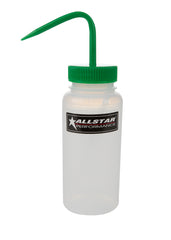 Primer Bottle, 16.9 oz, Angled Tube, Plastic, Clear / Green, Each