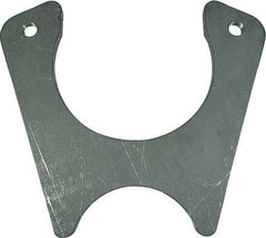 Brake Caliper Bracket, Rear, Weld-On, 3 in OD Axle Tube, Steel, Natural, GM Metric Caliper, Each