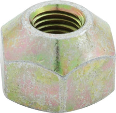 Lug Nut, 12 mm x 1.50 Thread, 1 in Hex Head, 45 Degree Seat, Open End, Steel, Zinc Oxide, Set of 10