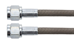 AN Hose Assembly, 30 in Long, 4 AN Hose, 4 AN Straight Female to 4 AN Straight Female, Braided Stainless, PTFE Lined, Set of 5