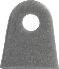 Chassis Tab, Flat, 1/2 in Mounting Hole, 1/4 in Thick, Steel, Natural, Set of 25
