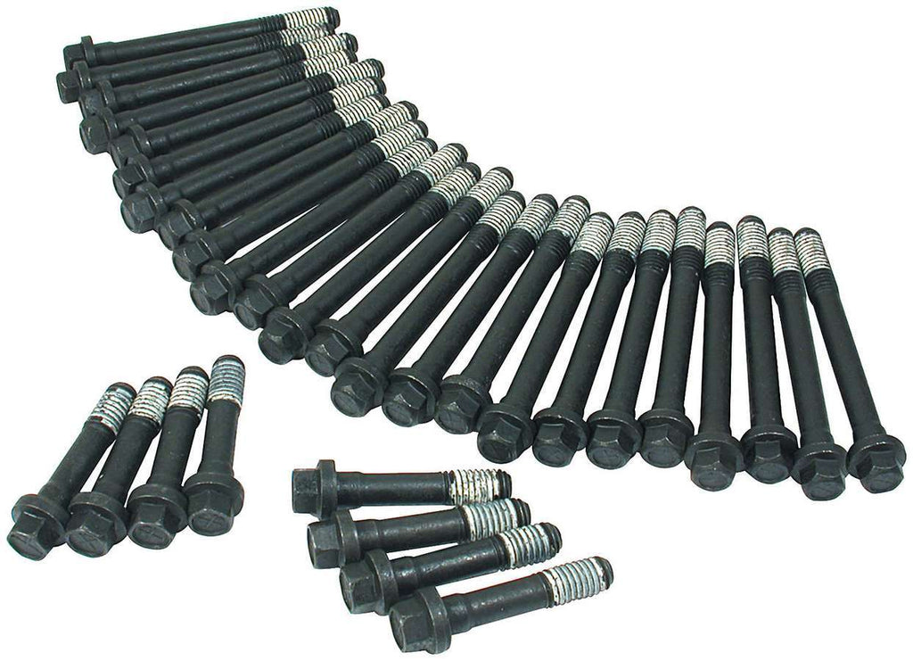 Cylinder Head Bolt Kit, Hex Head, Steel, Black Oxide, Big Block Chevy, Kit