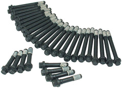 Cylinder Head Bolt Kit, Hex Head, Steel, Black Oxide, Big Block Chevy, Kit