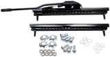 Seat Mount, Adjustable Slider, Steel, Black Powder Coat, Kit