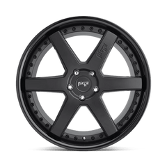 20X10.5 GLOSS BLACK MATTE BLACK 30MM Niche 1PC Wheel