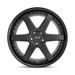 20X9 GLOSS BLACK MATTE BLACK 25MM Niche 1PC Wheel