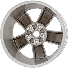 20x9 Factory Replacement New Alloy Wheel for 2013-2021 Dodge RAM 1500 with 5 Spoke Polished Face with Painted Silver Inset of Spoke