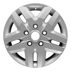 16x6 Aluminum Wheel - Painted Sparkle Silver