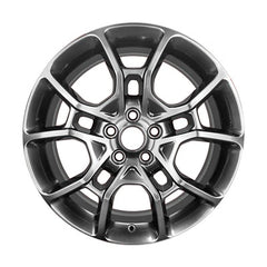 19x7.5 Aluminum Wheel - All Painted Dark Charcoal Metallic