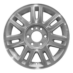 18x7.5 Aluminum Wheel - Machined And Bright Silver Metallic