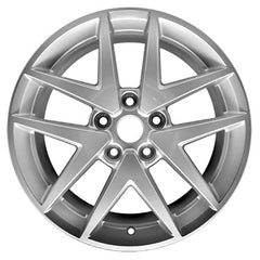 17x7.5 Aluminum Wheel - All Painted Silver Metallic