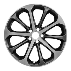 ALUMINUM WHEEL -  20 x 8 -  39MM OFFSET -  10 SPOKE -  5 STUD/LUG -  4.5 BP