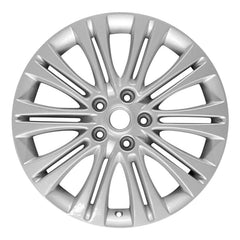 ALUMINUM WHEEL -  18 x 8 -  46MM OFFSET -  10 DOUBLE SPOKE -