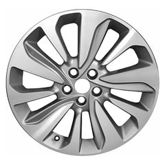 18x7 Aluminum Wheel - Machined And Light Argent