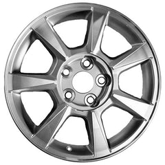 17x8 Aluminum Wheel - Machined And Silver