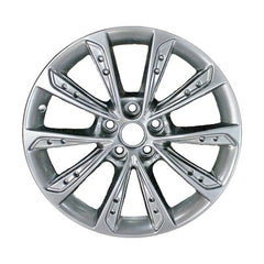 19x8.5 Aluminum Wheel - All Painted Light Grayish Hyper Silver