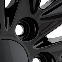  22x9 Factory Replacement New Alloy Wheel for 2021-2024 Cadillac Escalade with 12 Spoke Painted Black