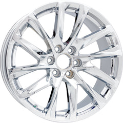  22x9 Factory Replacement New Alloy Wheel for 2021-2023 Cadillac Escalade with 12 Spoke Chrome