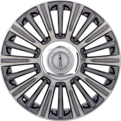  22x9 Factory Replacement New Alloy Wheel for 2021-2022 Cadillac Escalade with 20 Spoke Painted Charcoal/Polished