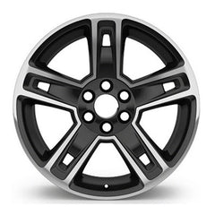 22x9 Aluminum Wheel - Machined And Gloss Black