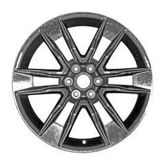 20x8 Aluminum Wheel - Machined And Medium Charcoal Metallic