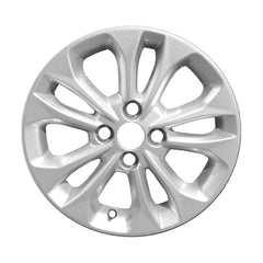 ALUMINUM WHEEL -  15 x 6 -  50MM OFFSET -  10 SPOKE -  4 STUD/LUG -  100MM BP