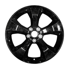 18x7 Aluminum Wheel - All Painted Gloss Black