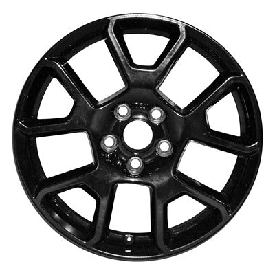 17x7 Aluminum Wheel - All Painted Gloss Black
