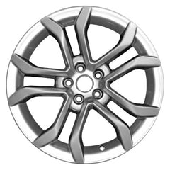18x8 Aluminum Wheel - All Painted Bright Silver Black Primer