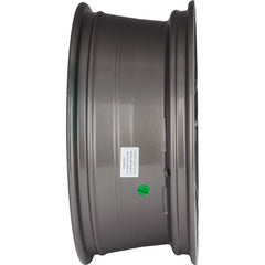 17x7 Factory Replacement New Alloy Wheel for 2018-2021 Ford Ecosport with 10 Spoke Machined Face with Painted Gray Spokes and Vents