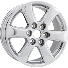  18x7.5 Factory Replacement New Alloy Wheel for 2018-2020 Ford F-150 with 6 Spoke PVD Chrome