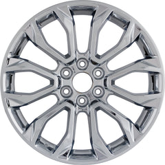 22x9 Factory Replacement New Alloy Wheel for 2022-2024 Chevrolet Silverado/Tahoe 1500 with 12 Spoke Chrome