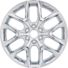 22x9 Factory Replacement New Alloy Wheel for 2022-2024 Chevrolet Silverado/Tahoe 1500 with 12 Spoke Chrome