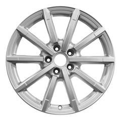 ALUMINUM WHEEL -  18 x 8 -  46MM OFFSET -  10 SPOKE -  5 STUD/LUG -  112MM BP