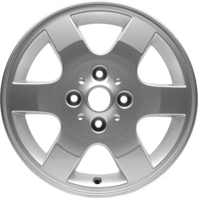 16x6 Aluminum Wheel - Silver