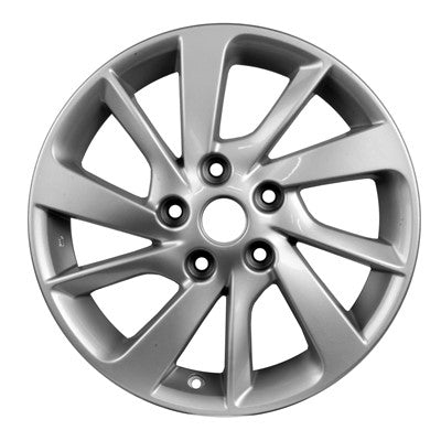 16x6.5 Aluminum Wheel - All Painted Silver Metallic