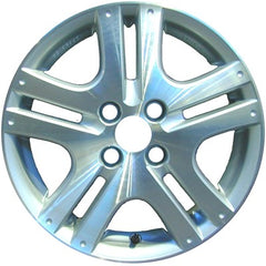 15x6 Aluminum Wheel - Machined W/SILVER Vent