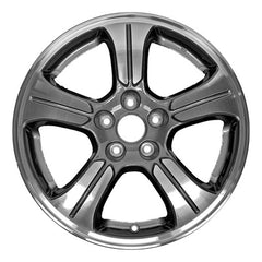 18x7.5 Aluminum Wheel - MACHINED/DARK Charcoal With Black Primer