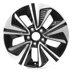 17x7 Aluminum Wheel - Machined And Black